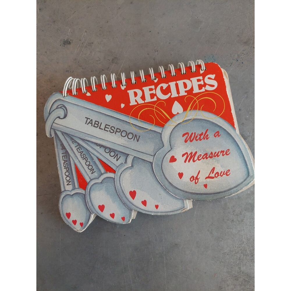VTG Giftco, Inc. Tablespoon Of Love Blank Recipe Book Spiral Bound 5"